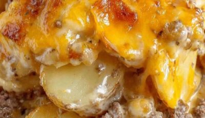 Cheesy Hamburger Potato Casserole