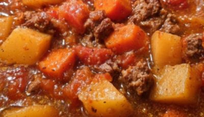 Slow Cooker 5-Ingredient Poor Man’s Stew