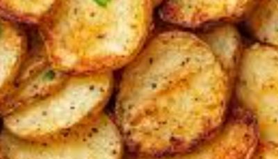 Air Fryer Sliced Potatoes