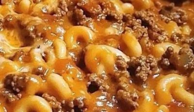 Cheesy Beef Goulash