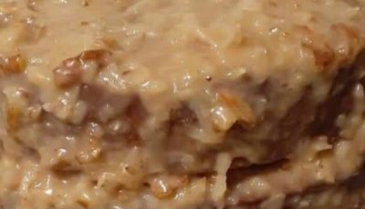 German Chocolate Cake with Coconut-Pecan Frosting