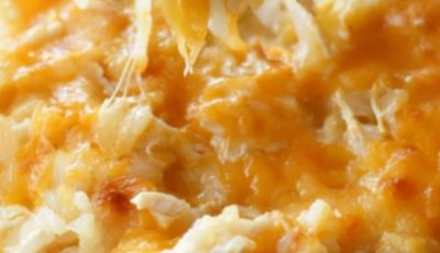 5-Ingredient Slow Cooker Cheesy Hashbrown Casserole