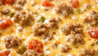 Slow Cooker 3-Ingredient Sausage Cheese Dip