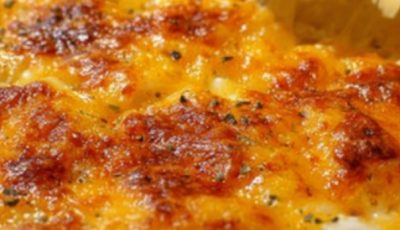 3-Ingredient Cheesy Potato Casserole