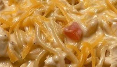 My Famous Chicken Spaghetti That Everyone Loves