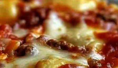 Easy CrockpotRavioli LasagnaRecipe