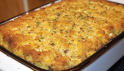 Irresistible Southern-Style Cornbread Casserole