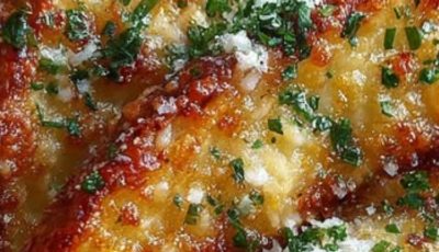 Crispy Garlic Parmesan Potato Wedges