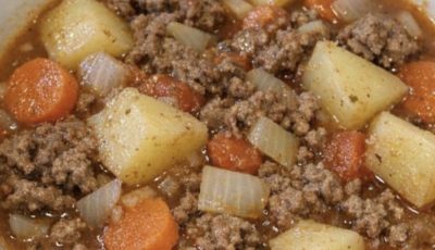 Poor Man’s Stew in a Soup Bowl