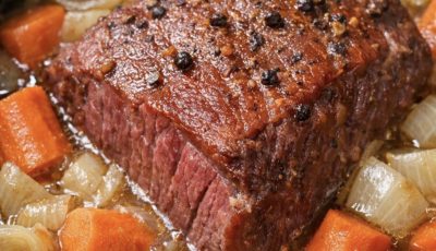 Slow Cooker 4-Ingredient Ginger Ale Corned Beef