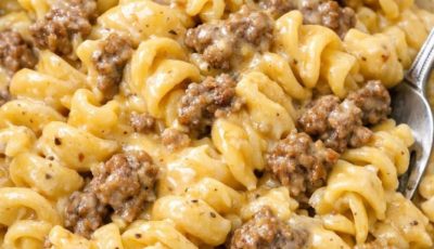 Ingredient Creamy Beef Pasta