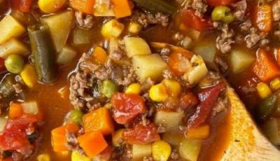 Vegetable hamburger soup