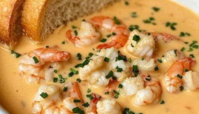 Creamy Crab and Shrimp Seafood Bisque