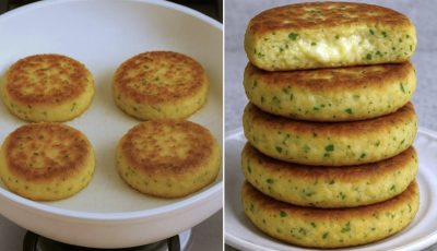 Cheese-Stuffed Potato Patties Recipe