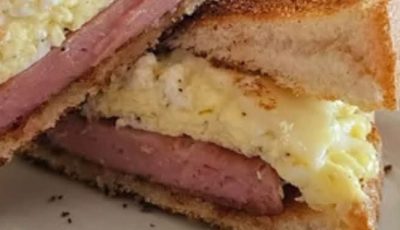 Fried Spam Sandwich
