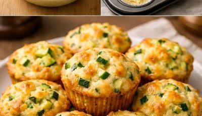Low-Carb Zucchini Cheese Muffins
