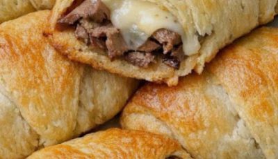 Oven-Baked 4-Ingredient French Dip Crescent Pockets: A Quick and Delicious Meal