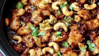 Slow Cooker Cashew Chicken