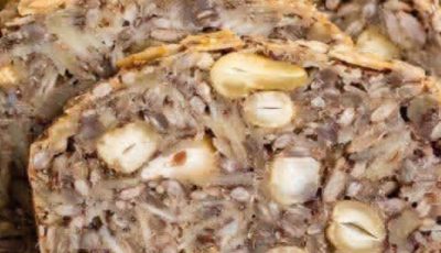 Seed & Nut No-Flour Bread (Dense Fiber Loaf)