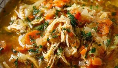 Cabbage Soup with Chicken and Pork