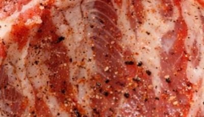 Toss a folded rack of raw pork ribs in the slow cooker and 3 everyday ingredients to yield a meal so mouthwatering your friends will be begging for mo