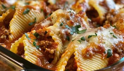 Stuffed Jumbo Pasta Shells